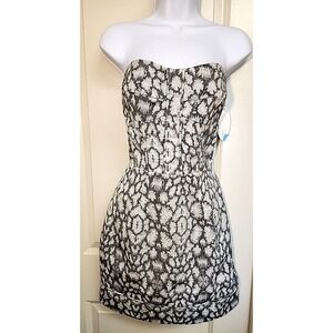 NWT Kirribilla San Francisco Dress Strapless Corset Silver Gray Size 6 MSRP $385